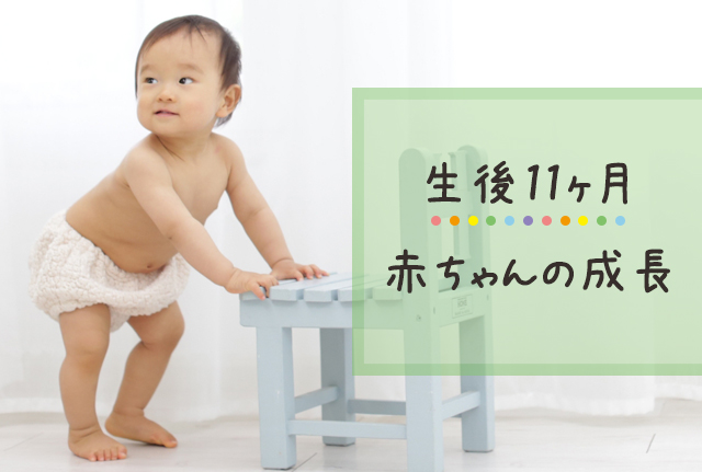 11ヶ月の赤ちゃん つかまり立ち つたい歩き期